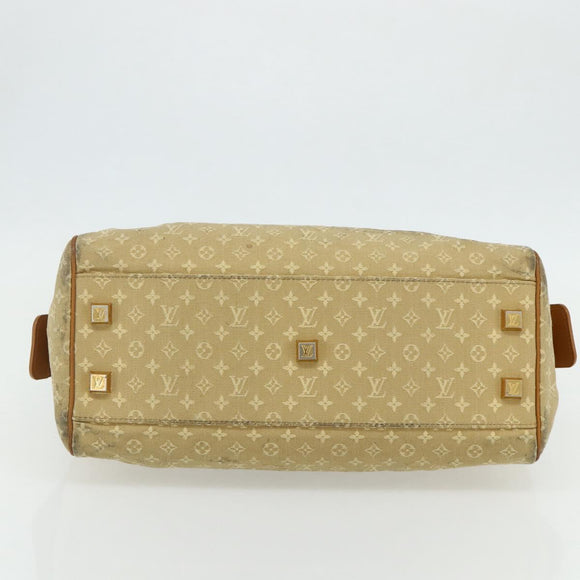 LOUIS VUITTON Monogram Mini Josephine GM Hand Bag Beige M92310 LV Auth 179024