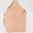 CHANEL Choco Bar Hand Bag Leather Beige CC Auth 179026A-4