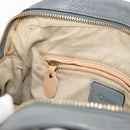Chloe Paraty Hand Bag Leather 2way Gray Gold Auth 179031A-21