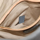 Chloe Paraty Hand Bag Leather 2way Gray Gold Auth 179031A-23
