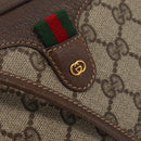 GUCCI GG Supreme Web Sherry Line Bag PVC Outlet 007 754 6112 4030 Auth 179036-15