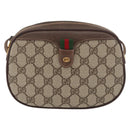 GUCCI GG Supreme Web Sherry Line Bag PVC Outlet 007 754 6112 4030 Auth 179036-2