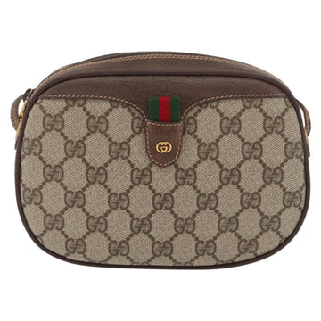GUCCI GG Supreme Web Sherry Line Bag PVC Outlet 007 754 6112 4030 Auth 179036 - 0