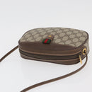 GUCCI GG Supreme Web Sherry Line Bag PVC Outlet 007 754 6112 4030 Auth 179036-6