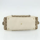 GUCCI GG Canvas Princey Web Sherry Line Bag Beige Gold 161720 Auth 179038A-5