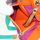 LOEWE Umhängetasche Canvas Lila Silber Orig. 179039M-19