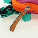 LOEWE Umhängetasche Canvas Lila Silber Orig. 179039M-9