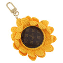 LOUIS VUITTON Monogram Bag Charm Sun Flower Crochet Charm M02581 Auth 179044SM-1