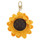 LOUIS VUITTON Monogram Bag Charm Sun Flower Crochet Charm M02581 Auth 179044SM-2