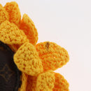 LOUIS VUITTON Monogram Bag Charm Sun Flower Crochet Charm M02581 Auth 179044SM-3