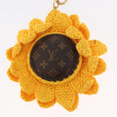 LOUIS VUITTON Monogram Bag Charm Sun Flower Crochet Charm M02581 Auth 179044SM-4