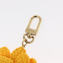 LOUIS VUITTON Monogram Bag Charm Sun Flower Crochet Charm M02581 Auth 179044SM-5