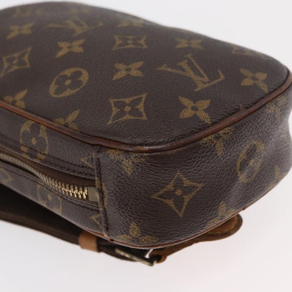 LOUIS VUITTON Monogram Pochette Gange Schoudertas M51870 LV Auth 179046