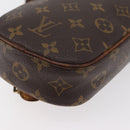 LOUIS VUITTON Monogram Pochette Gange Schoudertas M51870 LV Auth 179046-15