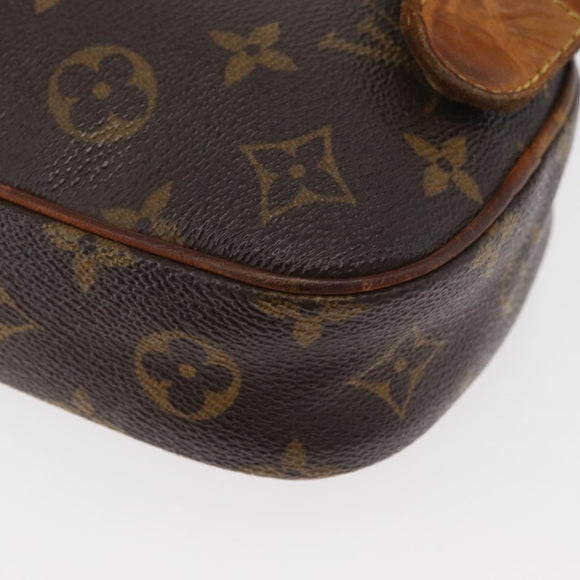 LOUIS VUITTON Monogram Pochette Gange Schoudertas M51870 LV Auth 179046