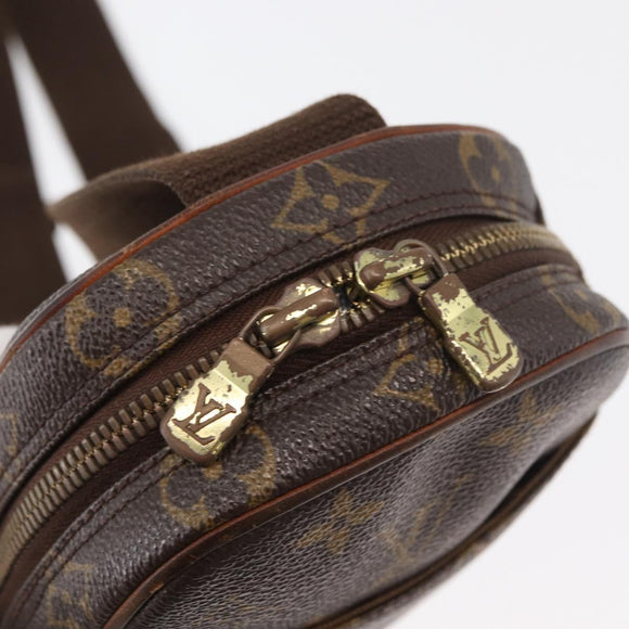 LOUIS VUITTON Monogram Pochette Gange Schoudertas M51870 LV Auth 179046
