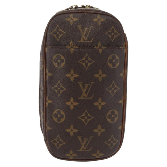 LOUIS VUITTON Monogram Pochette Gange Schoudertas M51870 LV Auth 179046