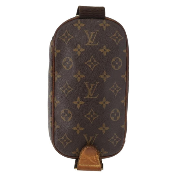 LOUIS VUITTON Monogram Pochette Gange Schoudertas M51870 LV Auth 179046