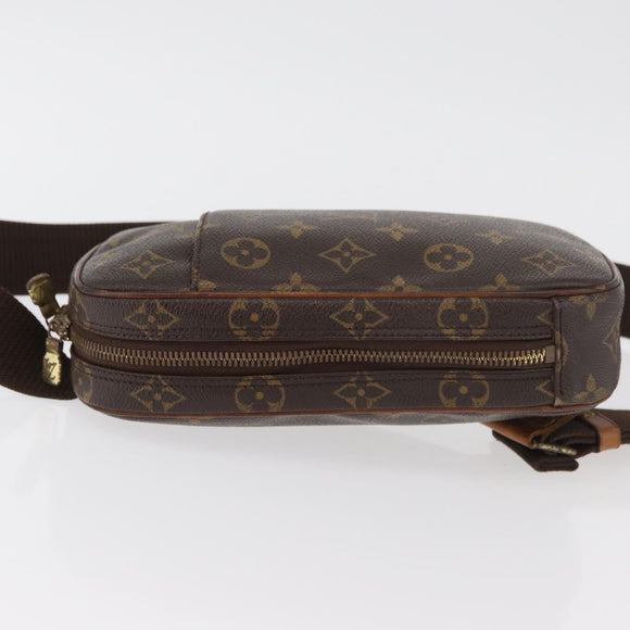 LOUIS VUITTON Monogram Pochette Gange Schoudertas M51870 LV Auth 179046