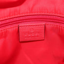 GUCCI Kinder Higuchi Yuko Rucksack PVC Silber Rot 271327 Original 179050SAM-23