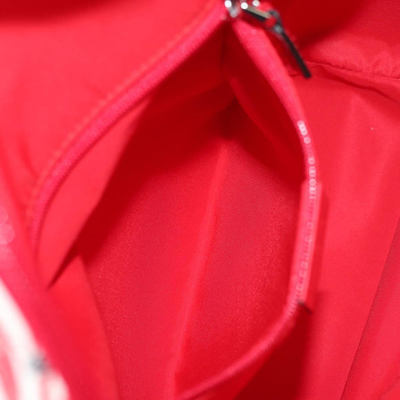 GUCCI Kinder Higuchi Yuko Rucksack PVC Silber Rot 271327 Original 179050SAM