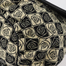 CHANEL Camelia Tote Bag Canvas Black Silver CC Auth 179051SAV-16