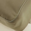 PRADA Chain Shoulder Bag Nylon 3way Beige Gold Auth 179052V-20