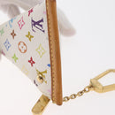 LOUIS VUITTON Monogram Multicolore Berlango Geldbörse Weiß M58028 LV Auth 179065V-16