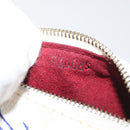 LOUIS VUITTON Monogram Multicolore Berlango Geldbörse Weiß M58028 LV Auth 179065V-12