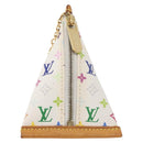 LOUIS VUITTON Monogram Multicolore Berlango Geldbörse Weiß M58028 LV Auth 179065V-13