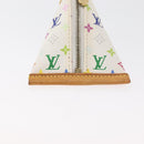 LOUIS VUITTON Monogram Multicolore Berlango Geldbörse Weiß M58028 LV Auth 179065V-5