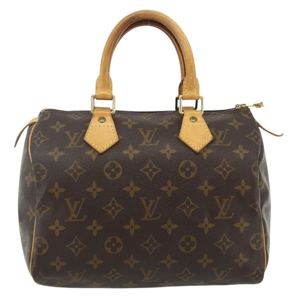 LOUIS VUITTON Monogram Speedy 25 Hand Bag M41528 LV Auth 179068