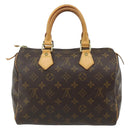 LOUIS VUITTON Monogram Speedy 25 Hand Bag M41528 LV Auth 179068-3