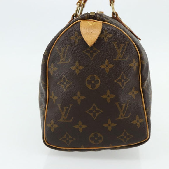 LOUIS VUITTON Monogram Speedy 25 Hand Bag M41528 LV Auth 179068