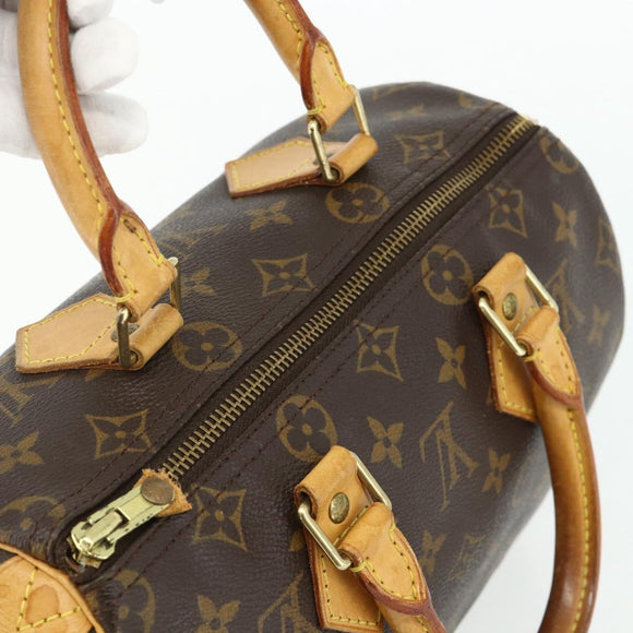 LOUIS VUITTON Monogram Speedy 25 Hand Bag M41528 LV Auth 179068