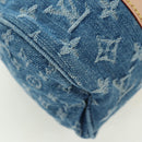 LOUIS VUITTON Monogram Denim Papillon MM Hand Bag Blue M46830 LV Auth 179081SM-9