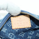 LOUIS VUITTON Monogram Denim Papillon MM Hand Bag Blue M46830 LV Auth 179081SM-23