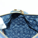 LOUIS VUITTON Monogram Denim Papillon MM Hand Bag Blue M46830 LV Auth 179081SM-26