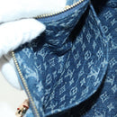 LOUIS VUITTON Monogram Denim Papillon MM Hand Bag Blue M46830 LV Auth 179081SM-27