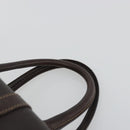GUCCI GG Canvas Abbey Hand Bag Beige Gold 153026 Auth 179083-8