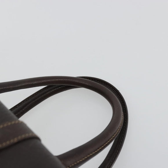 GUCCI GG Canvas Abbey Hand Bag Beige Gold 153026 Auth 179083