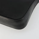 PRADA Shoulder Bag Nylon Black Silver Auth 179091A-9