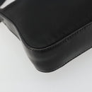 PRADA Shoulder Bag Nylon Black Silver Auth 179091A-14