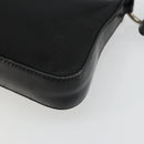 PRADA Shoulder Bag Nylon Black Silver Auth 179091A-15