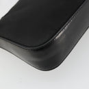 PRADA Shoulder Bag Nylon Black Silver Auth 179091A-16