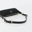 PRADA Shoulder Bag Nylon Black Silver Auth 179091A-7
