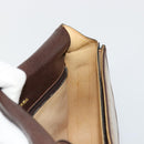 BALENCIAGA Umhängetasche beschichtete Leinwand Gold Beige Auth 179093A-19