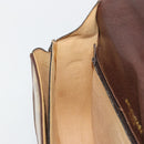 BALENCIAGA Umhängetasche beschichtete Leinwand Gold Beige Auth 179093A-20