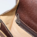 BALENCIAGA Shoulder Bag Coated Canvas Gold Beige Auth 179093A-21