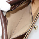 BALENCIAGA Shoulder Bag Coated Canvas Gold Beige Auth 179093A-22